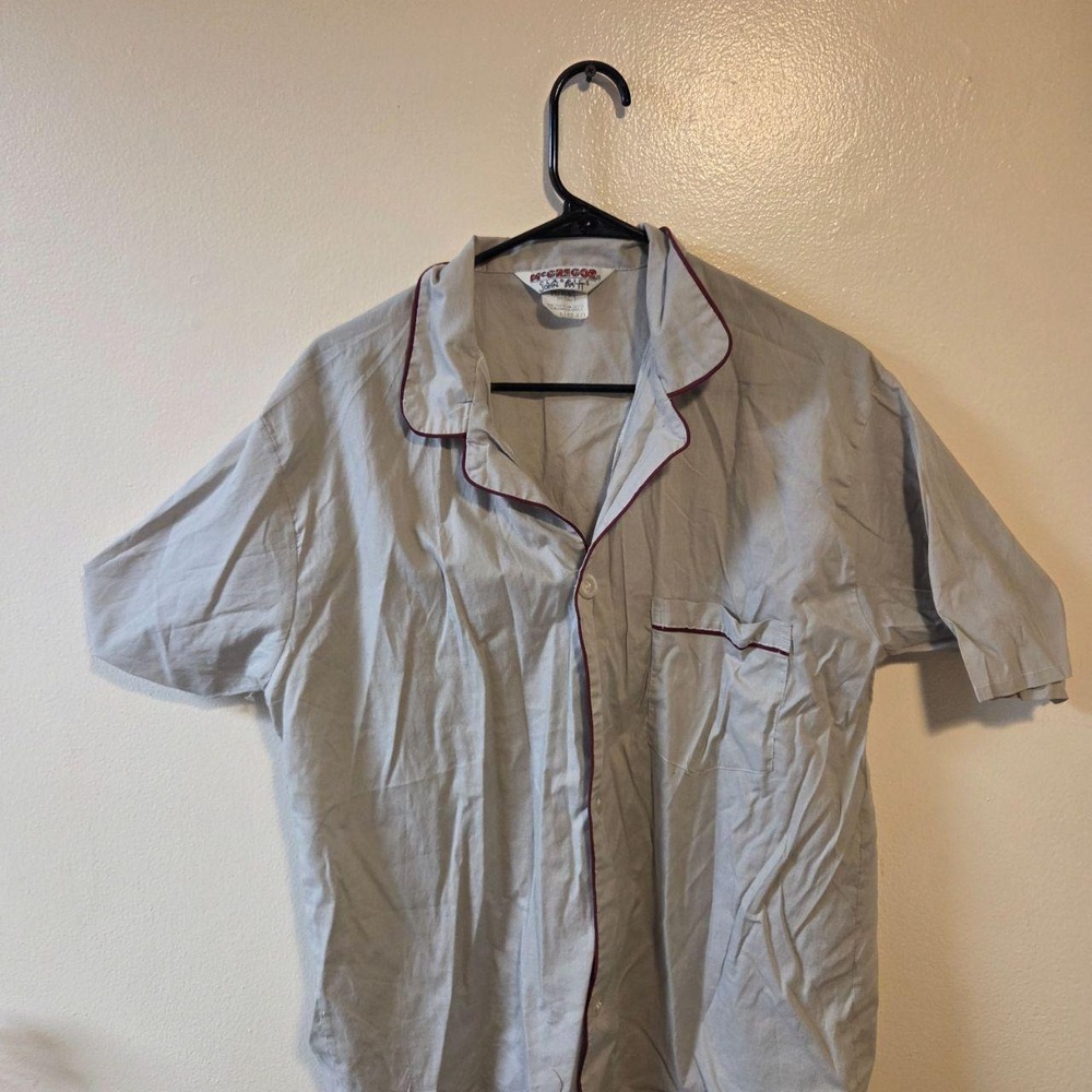 Vintage McGregor Classics short-sleeve pajama shirt.